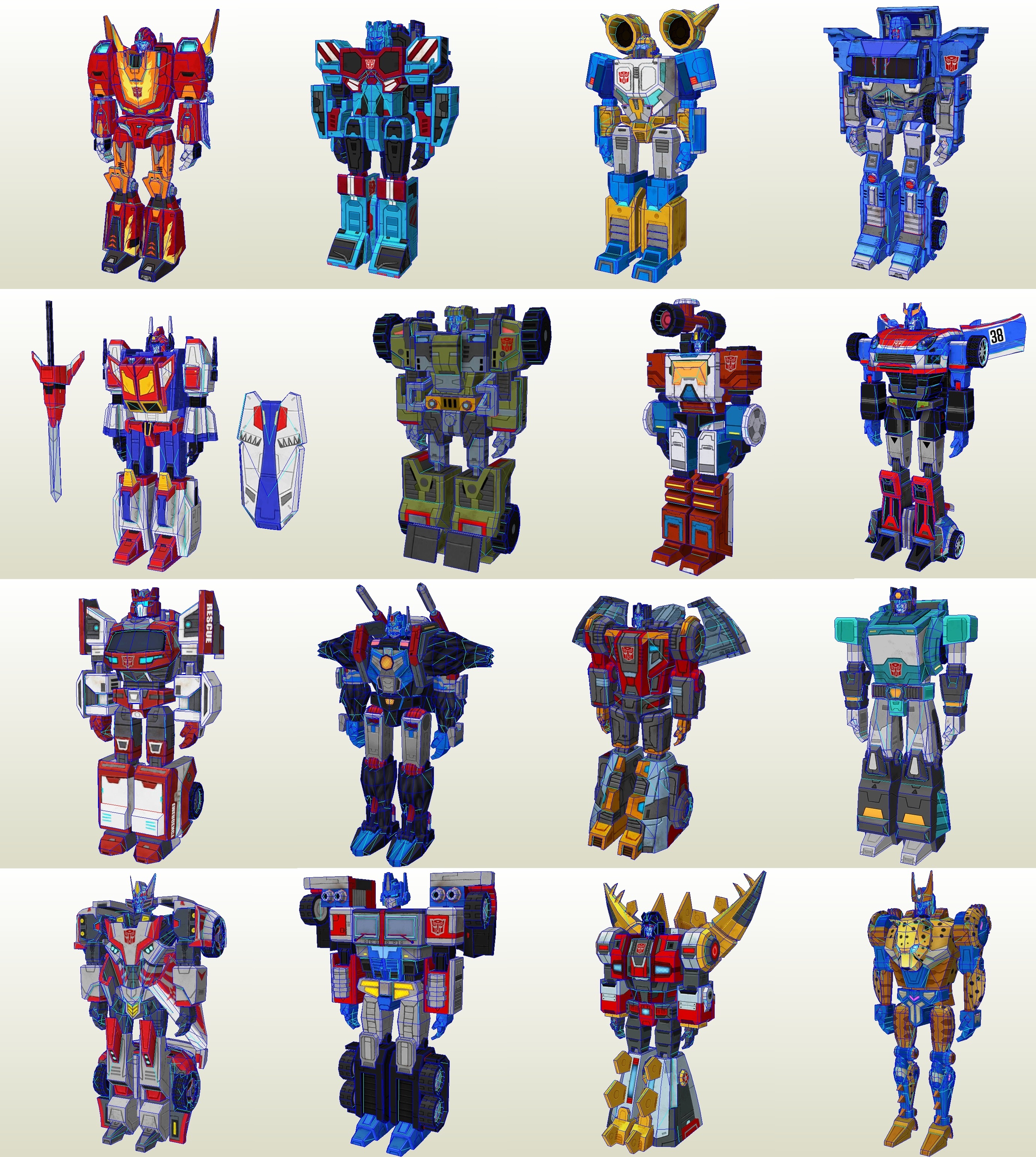 Transformers Earth Wars Pack 06 by PapercraftKing on DeviantArt
