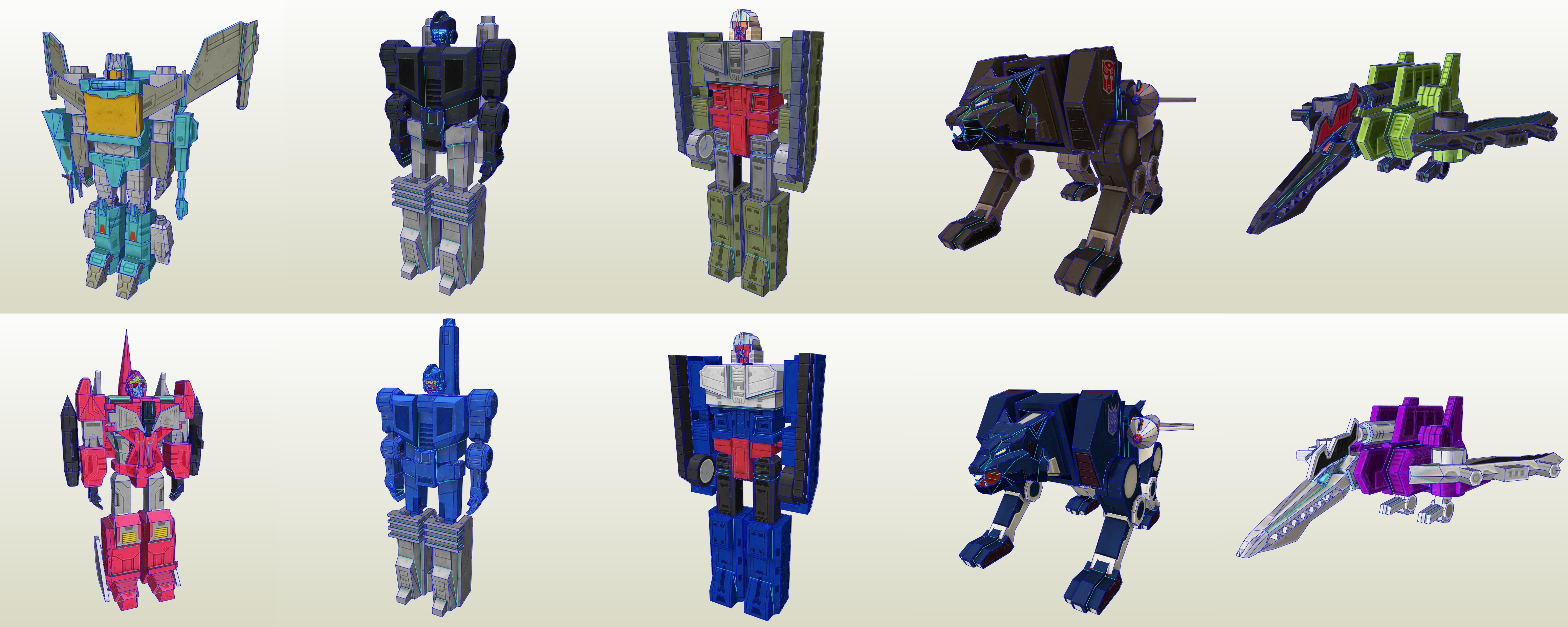 Transformers Earth Wars Pack 23 by PapercraftKing on DeviantArt