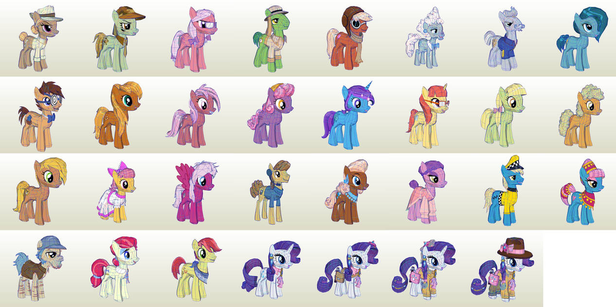 MLP Gameloft v803 by PapercraftKing on DeviantArt