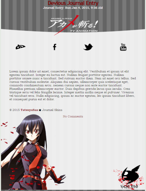 Akame_Journal Skin