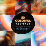 50 Colorful Abstract Texture Pack (200x200px) by sheerperfume