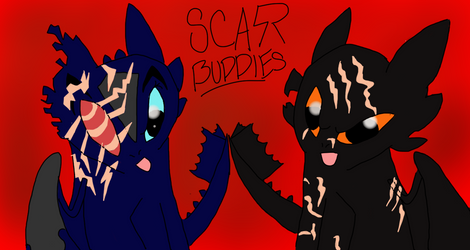 Scar buddies! by nightwingfury