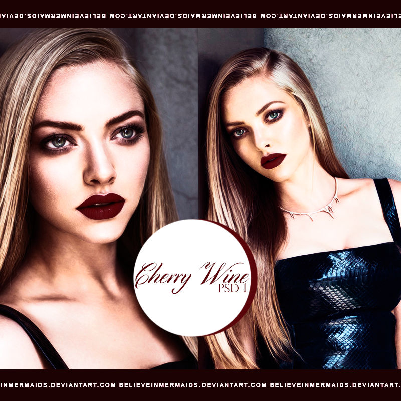 PSD1 Cherry Wine. by believeinmermaids on DeviantArt