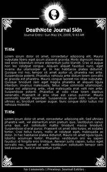 DeathNote Journal Skin