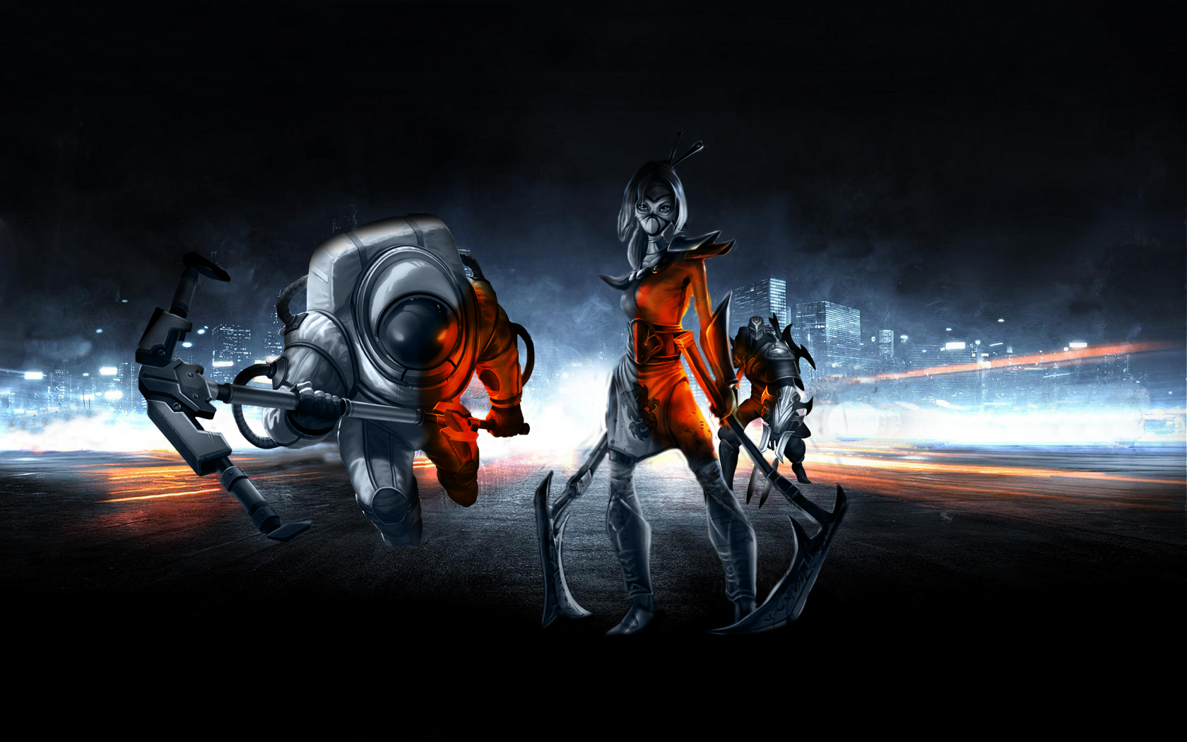 Battlefield 3 effect Akali Nautilus Zed by pol852 on DeviantArt