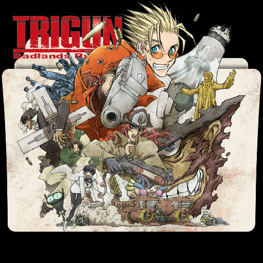 Get Wallpaper Trigun Badlands Rumble Movie V3 Folder Icon By Lordak98 On Deviantart For Android
