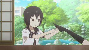 Anime Girls Tickled Gif By Gooaba On Deviantart