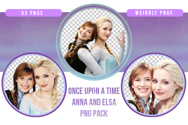 Once Upon A Time Anna and Elsa by Weirdly-PNGS on DeviantArt