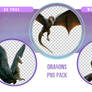 Dragons PNG Pack