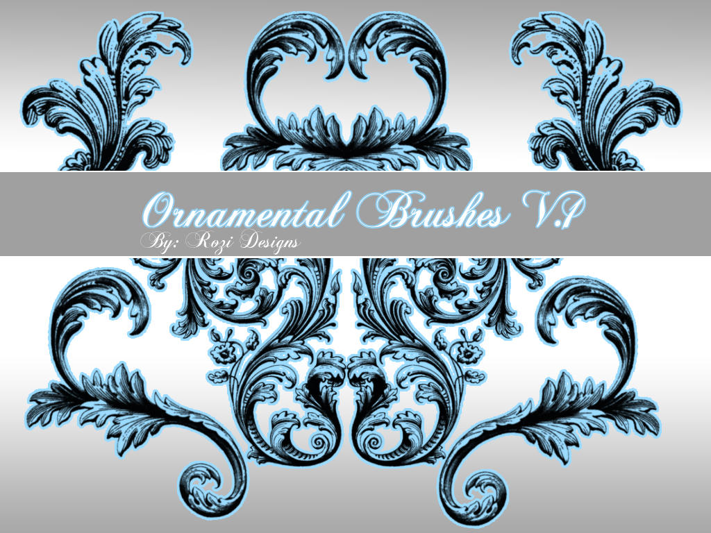 Ornamental Brushes by ThaIllusionist on DeviantArt
