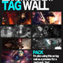 Tag wall - psd pack