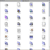 Mac OS 9 icons for OSX