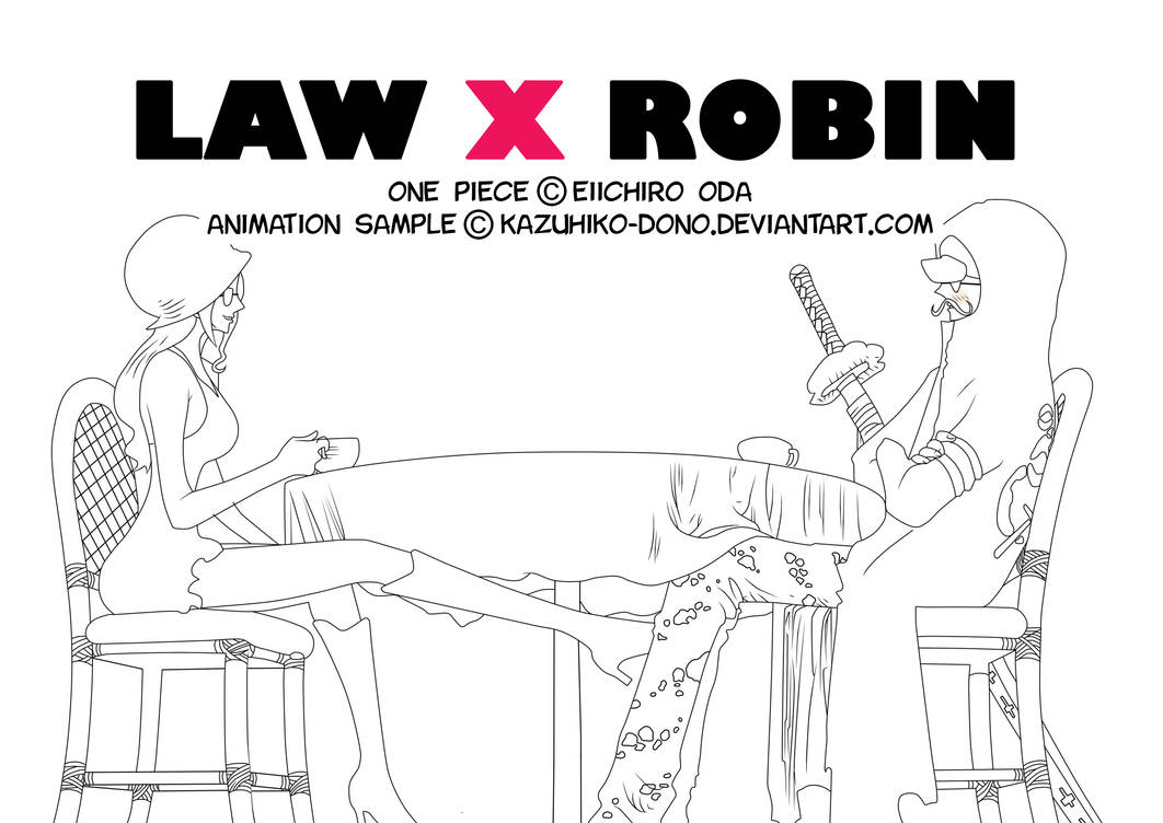 ANIMATION TRIAL ft. ONE PIECE LAW X ROBIN by AKKYMx on DeviantArt