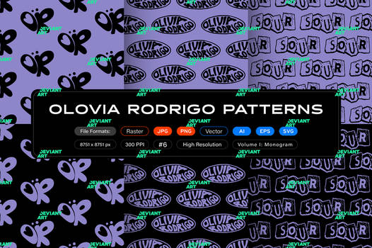Olivia Rodrigo Patterns, Vol. 1: Seamless