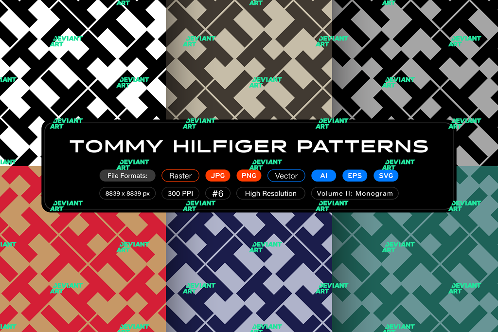 Tommy Hilfiger Patterns, Vol. 2: Seamless by itsfarahbakhsh on DeviantArt