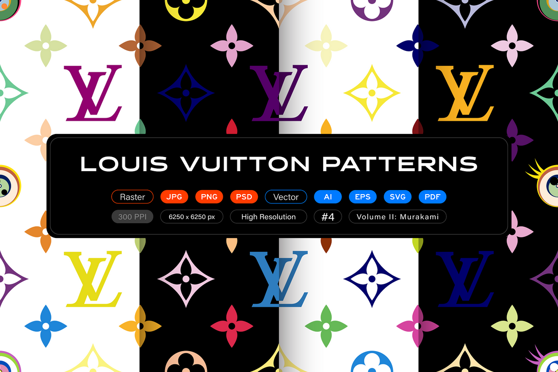 Louis Vuitton Patterns, Vol. 2: Murakami by itsfarahbakhsh on