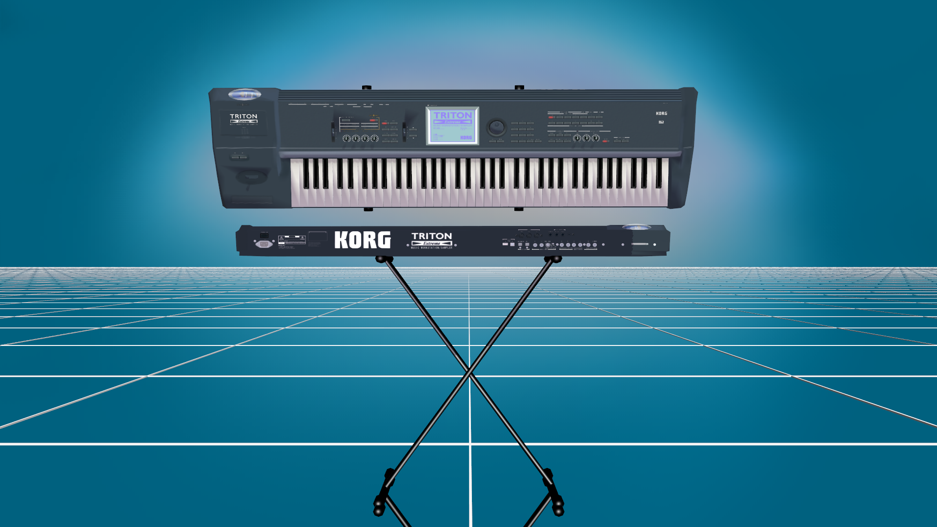 [DL] 3DCG KORG Triton Keyboard