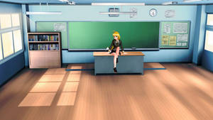 [DL] MMD Empty Classroom Stage