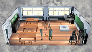 [DL] MMD Art Clubroom Stage