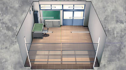 [DL] MMD Empty School Office Stage