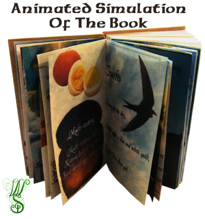 Coptic Bound Haiku Book Animated and INTERACTIVE by snazzie-designz