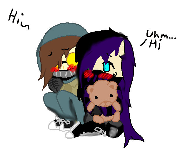 toby and my oc by ticcitobygaminggirl on DeviantArt