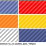 Thirty candystripe patterns