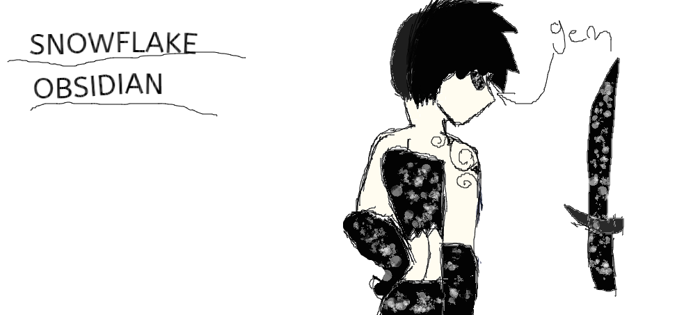 Snowflake Obsidian (SU OC) by AskTrap on DeviantArt