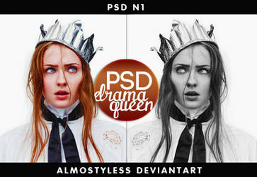 PSD COLORING #1 | Drama Queen