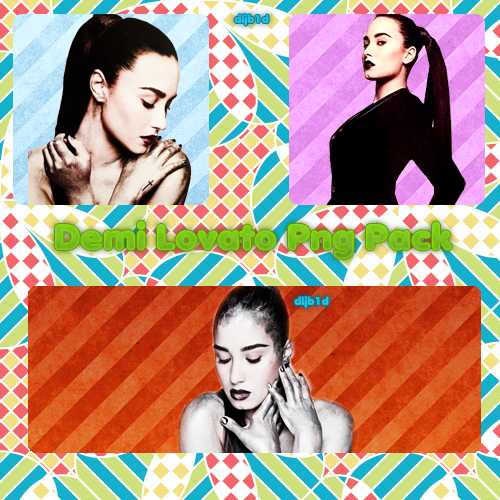 Demi Lovato DEMI Album Png Pack