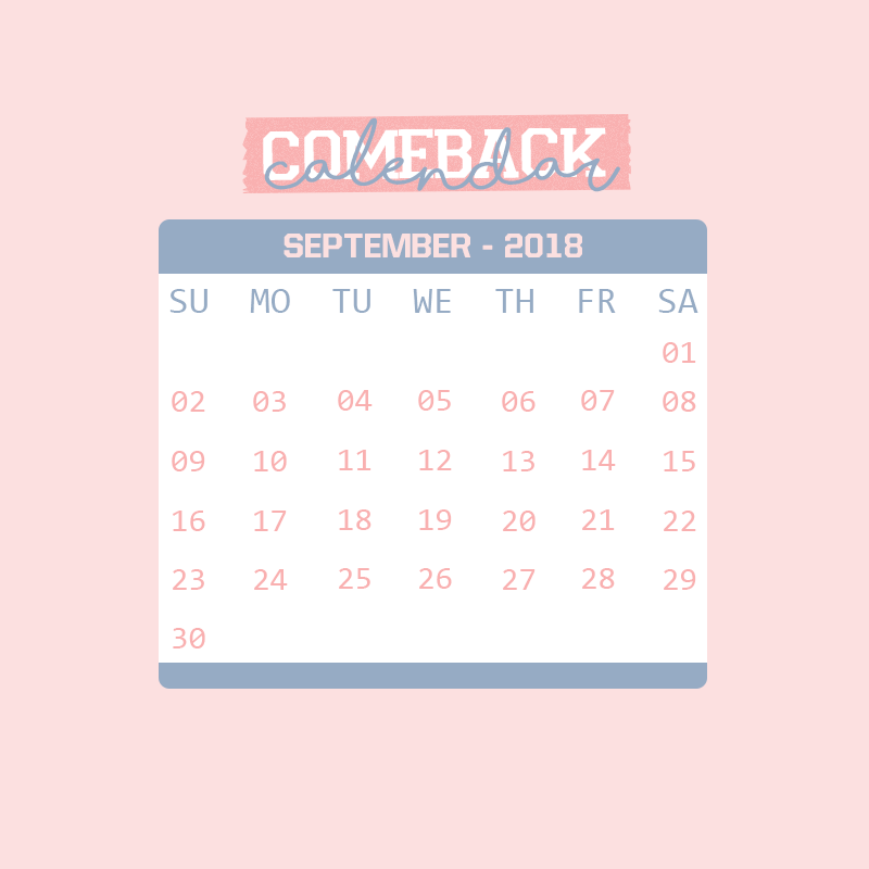 Download Comeback Calendar Psd By Reveluvpsd On Deviantart PSD Mockup Templates
