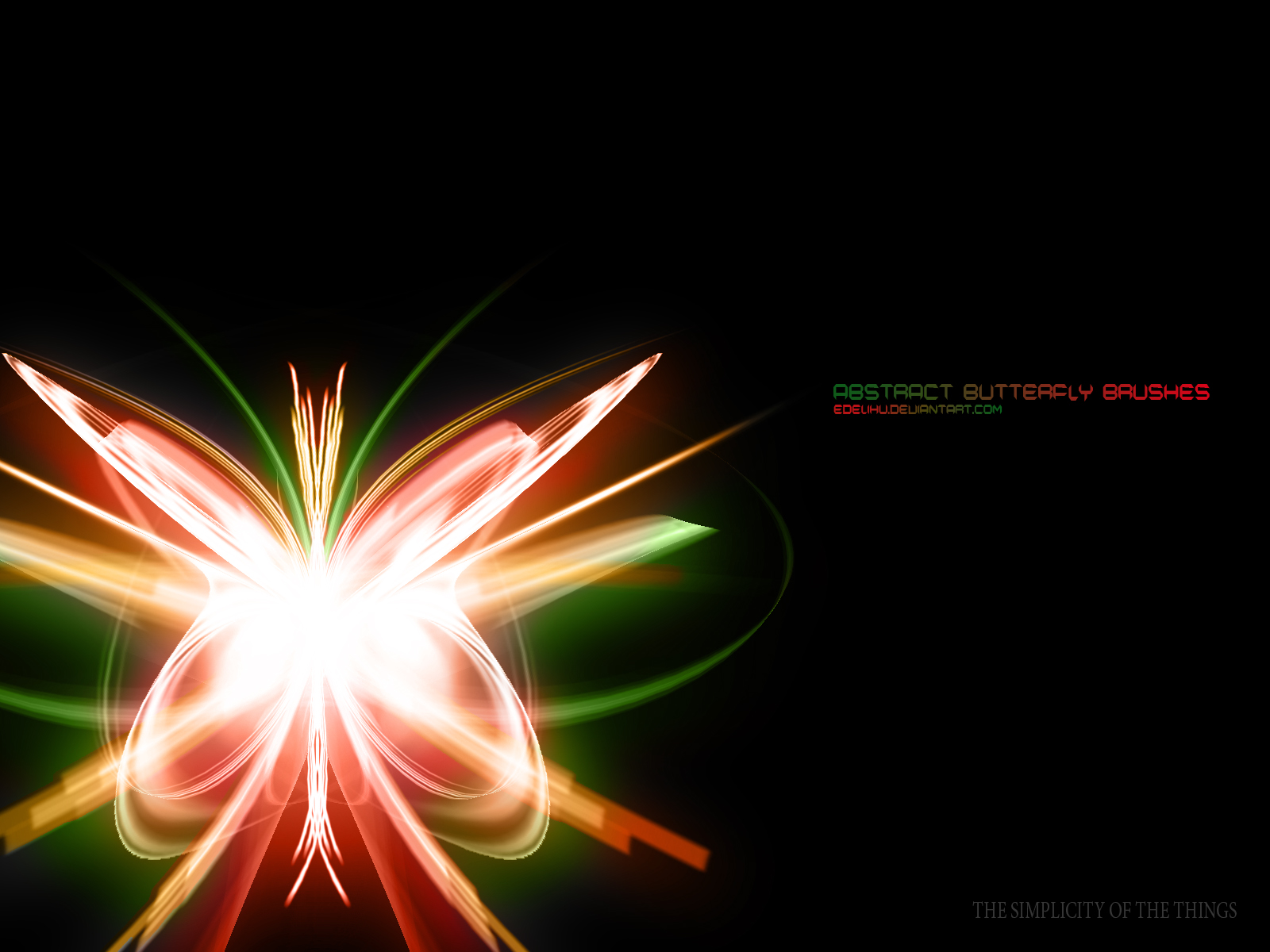 Abstract Butterfly Brushes