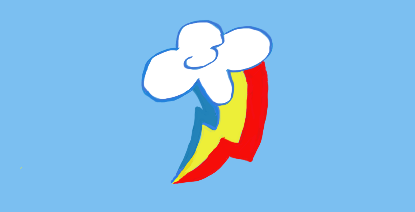 Rainbow Dash's Cutie Mark by MrCTeddy on DeviantArt