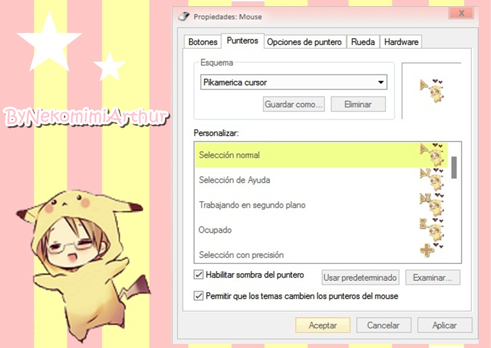 PikaMerica Cursor byNekomimiarthur