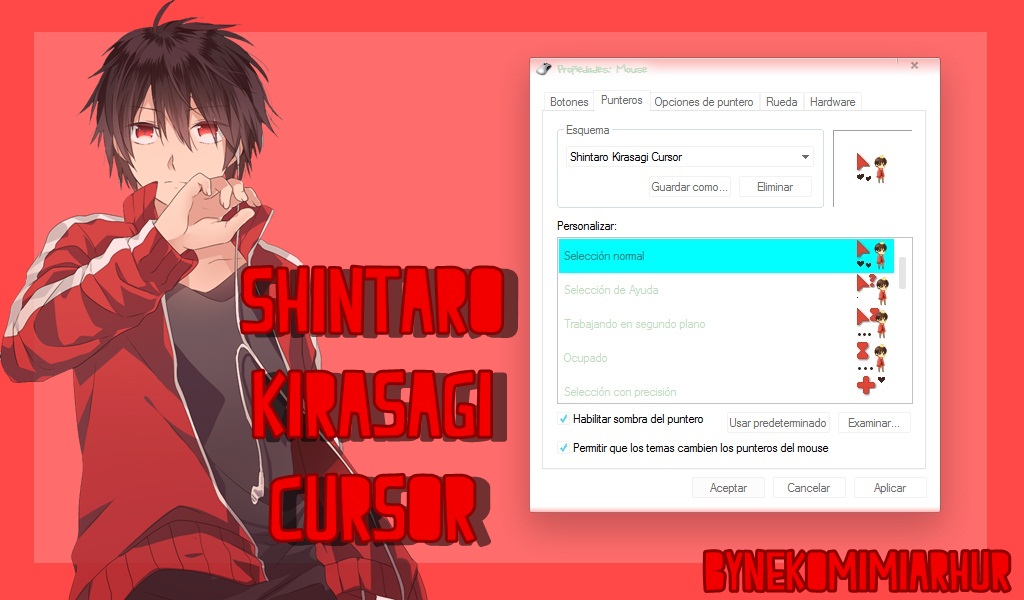 Shintaro Kirasagi Cursor ByNekomimiArthur