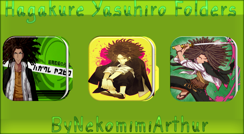 Hagakure Yasuhiro Folders ByNekomimiArthur