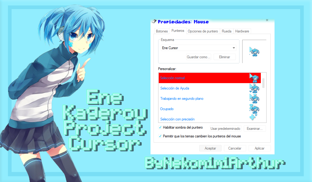 Ene Kagerou Project cursor byNekomimiArthur