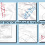 100x100 note-scribble textures