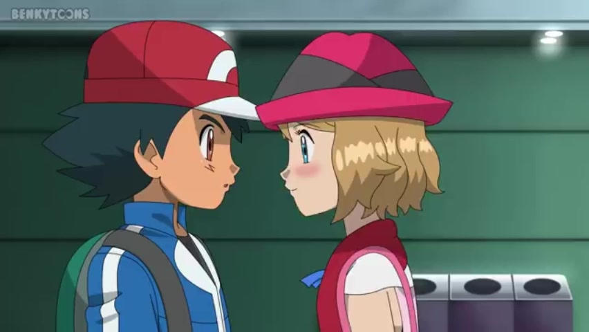 Serena kisses Ash - Uncensored by ChipmunkRaccoonOz on DeviantArt