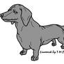 Dachshund Lineart 1