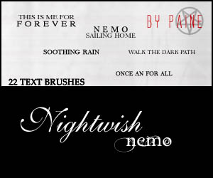 Nemo - Text Brushes