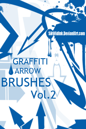 Graffiti Arrow Brush Pack 2