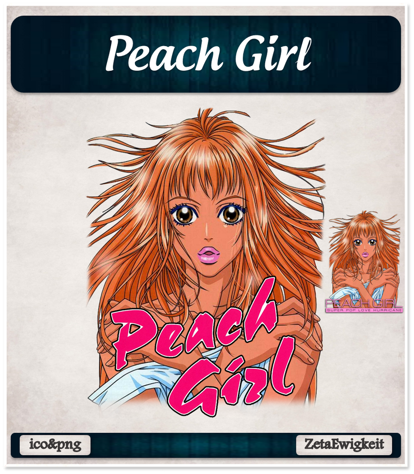 Peach Girl Anime Icon by ZetaEwigkeit on DeviantArt