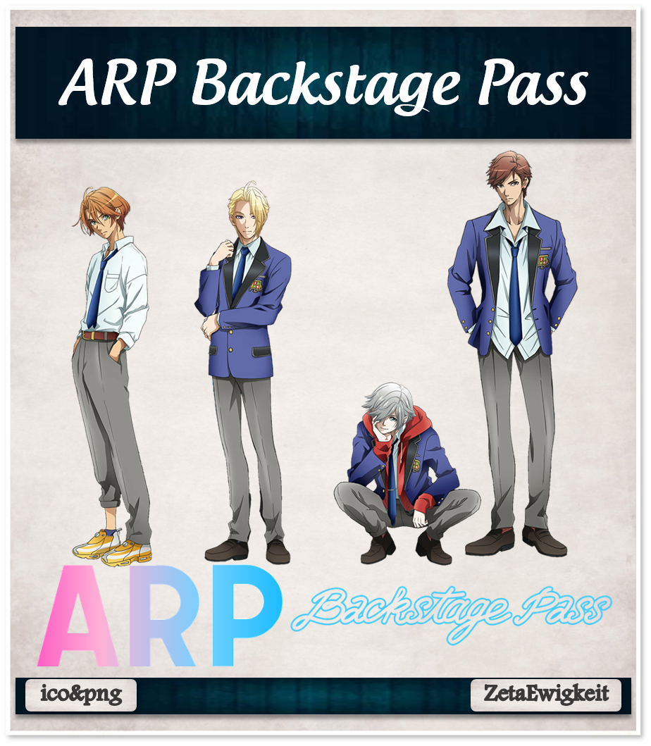 Arp Backstage Pass Anime Icon By Zetaewigkeit On Deviantart