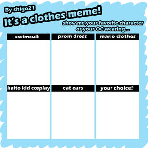 Clothes Meme