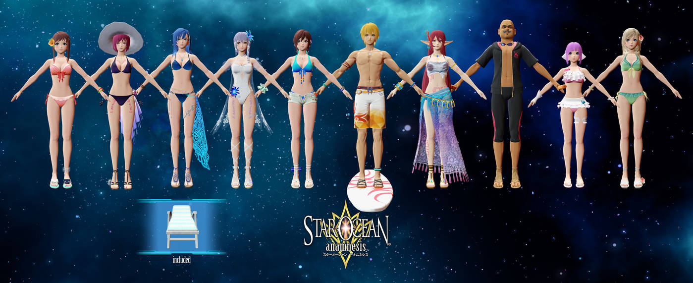 Star Ocean Anamnesis Summer Set (Part 2) by MihnaCohrvenn on DeviantArt