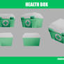 3D Model - Futuristic Generic Health Box Item
