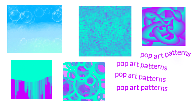 FREE Pop art patterns ( read description) by ArtsyCraft101 on DeviantArt