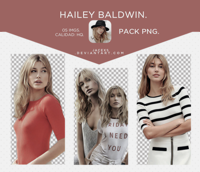 Pack PNG - Hailey Baldwin #3