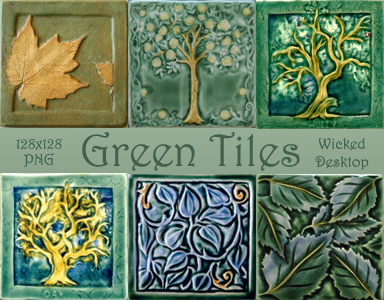 Green Tiles by WickedDesktop on DeviantArt